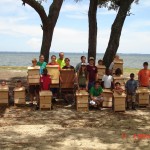These 4-H campers built bat houses to provide shelter for bats in their neighborhoods