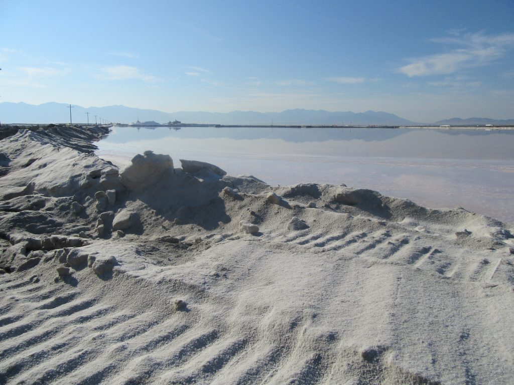 A salt factory in Utah.