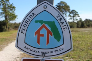 The Florida Trail extends (in sections) over 1,300 miles from Ft. Pickens to the Florida Everglades. It begins at this point.