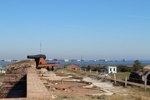 The cannons of Ft. Pickens protected the entrance into Pensacola Bay from the Gulf of Mexico. The views of the western end of Santa Rosa Island are great from here. There is a lot of nature and history here. Plan to stay the day.