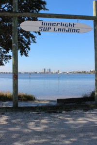 The paddleboard entry to Little Sabine can be found next to the Pensacola Beach Marina.