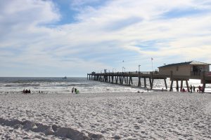 As with many other fishing piers along the panhandle, the Okaloosa Pier not only provides a spot for good fishing but a good spot to watch for marine life and great sunsets. 