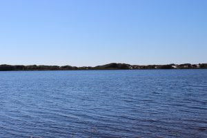 This dune lake at Topsail State Park is one of many "stretched" across South Walton County.