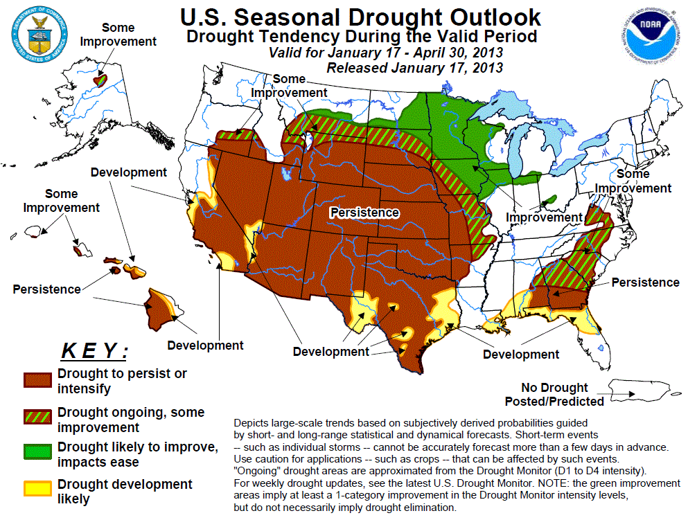 1-17-13 Drought Outlook