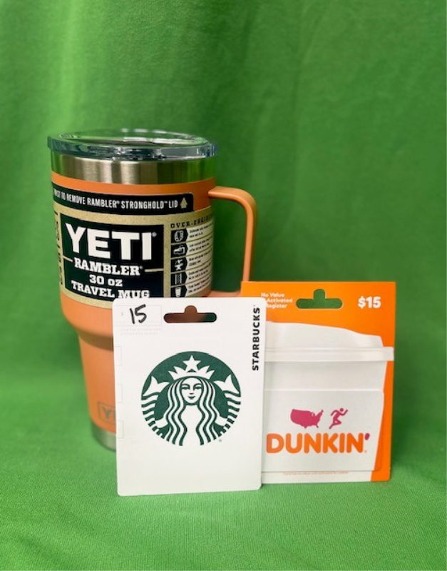 30 oz Yeti with Coffee Gift Cards Photo